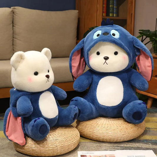 Cute Soft Teddy Bear with Removable Hoodie
