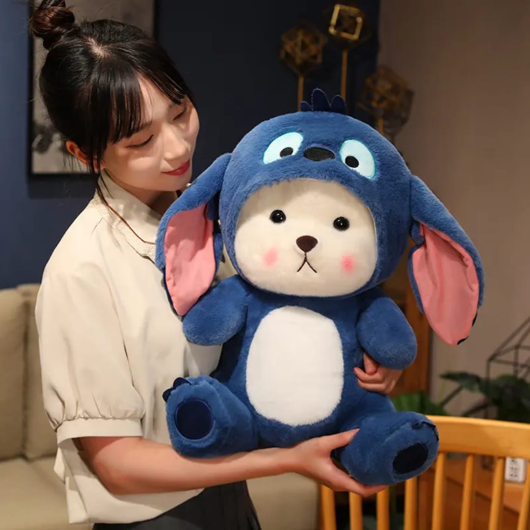 Cute Soft Teddy Bear with Removable Hoodie